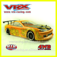 VRX Racing 1/10 brushed electric drift car, 4WD electric rc toy cars